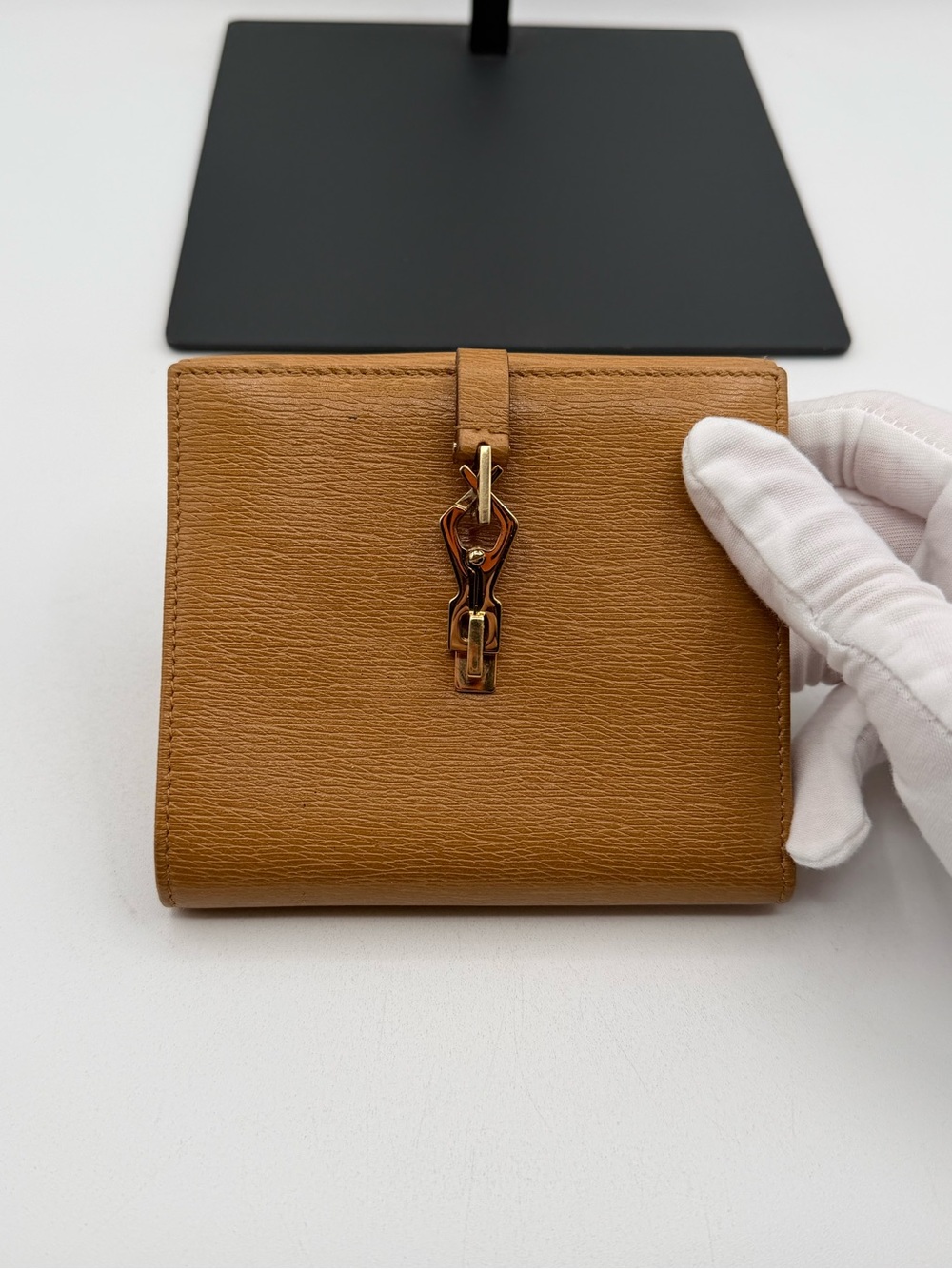 Gucci Gold Pinch Lock Wallet